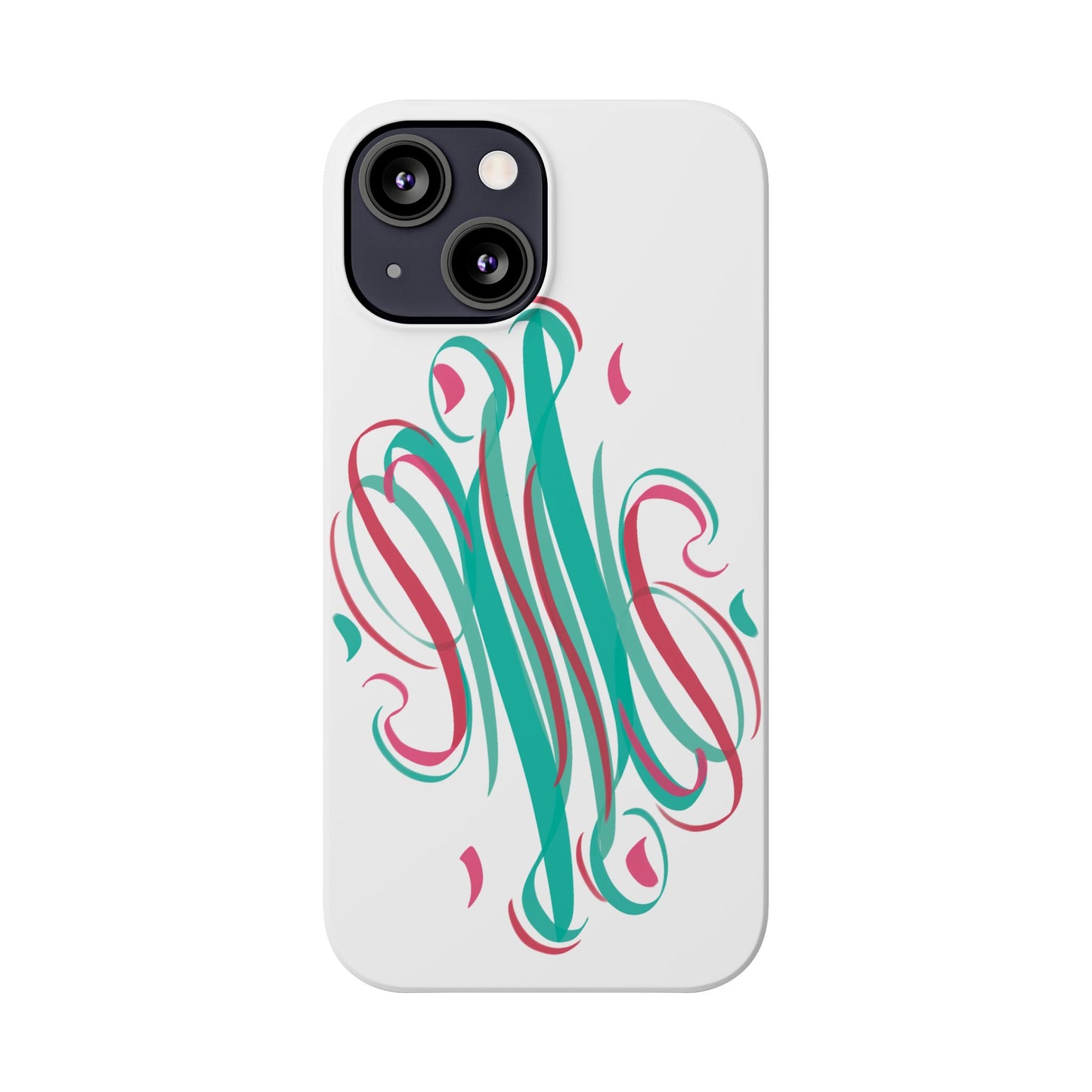 Spring inspired Modern Art  Slim Phone Case -,
