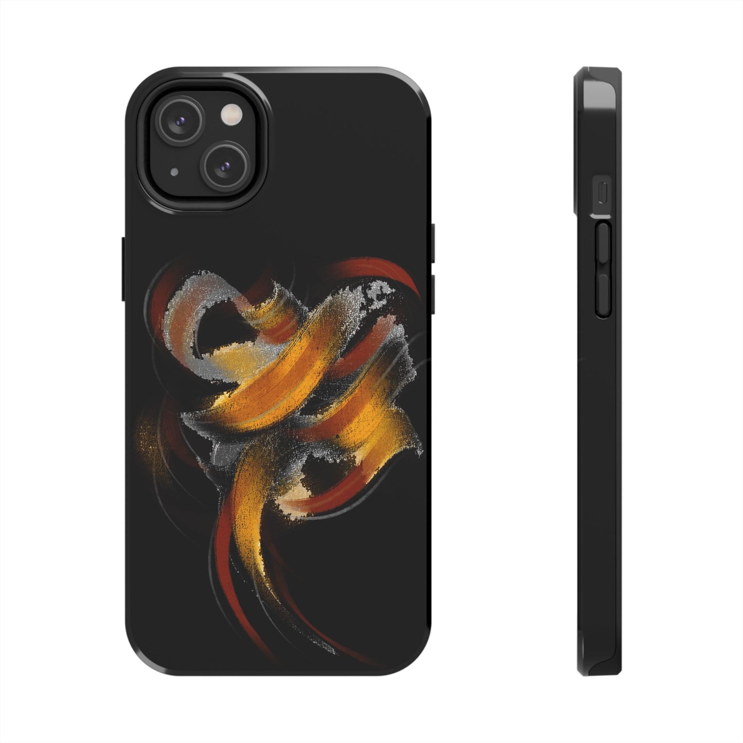 Calligraphy strokes Tough Phone Case