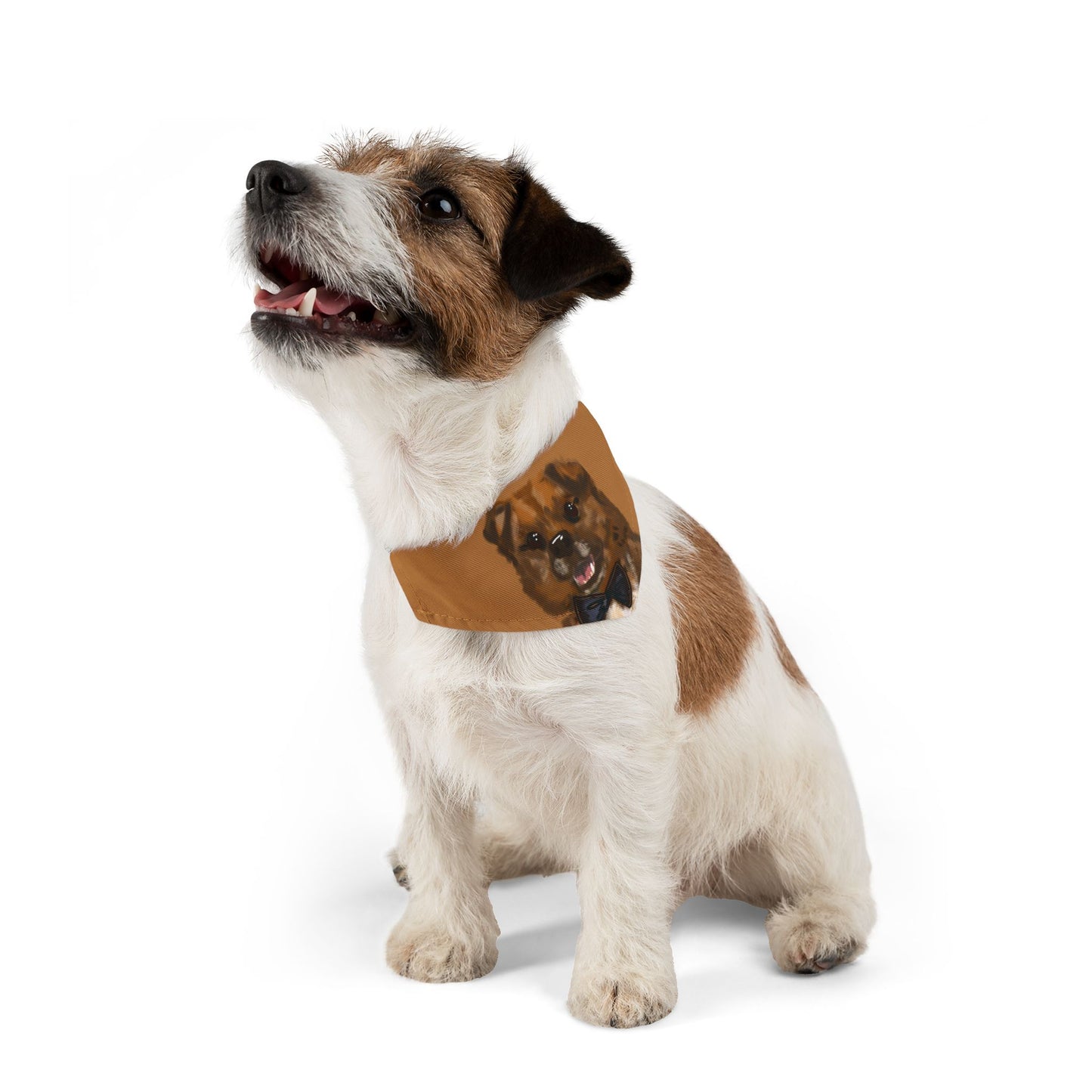 Baghlava Dapper Dog Bandana Collar - Cute Pet Accessory with Bowtie Design