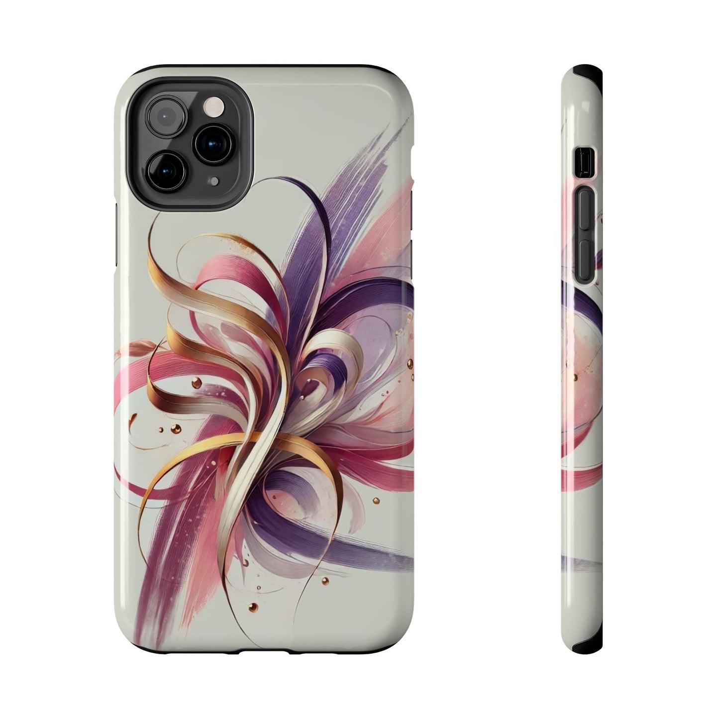 Phone Cases - Colorful Calligraphy Flower Chic Stylish Design