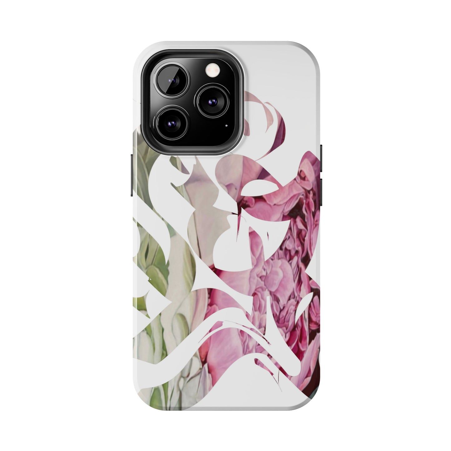 Phone Case - Garden Persian Calligraphy Design in Grey