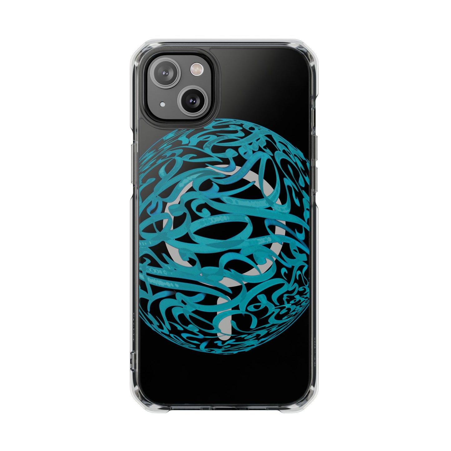 Copy of Copy of Phone Case - Pink Ribbon Persian Calligraphy Design - Magnetic Case
