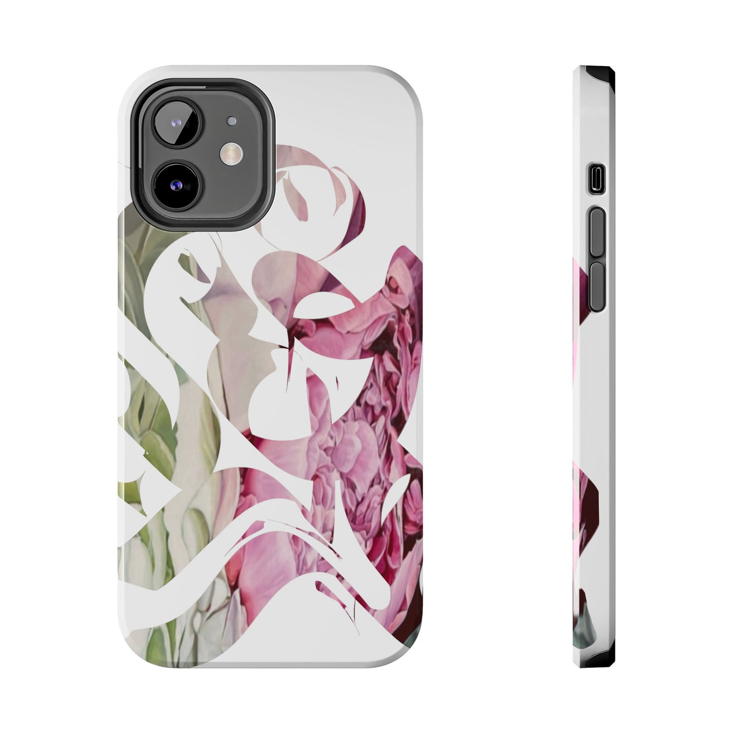 Phone Case - Garden Persian Calligraphy Design in Grey