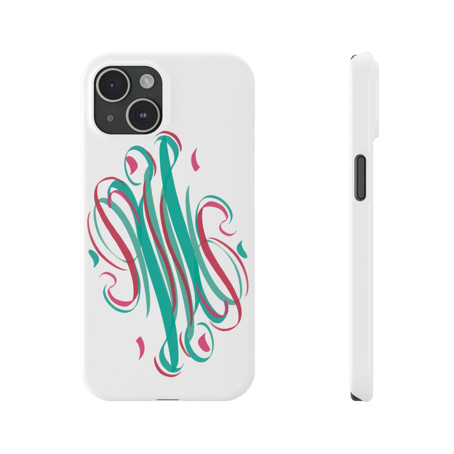 Spring inspired Modern Art  Slim Phone Case -,