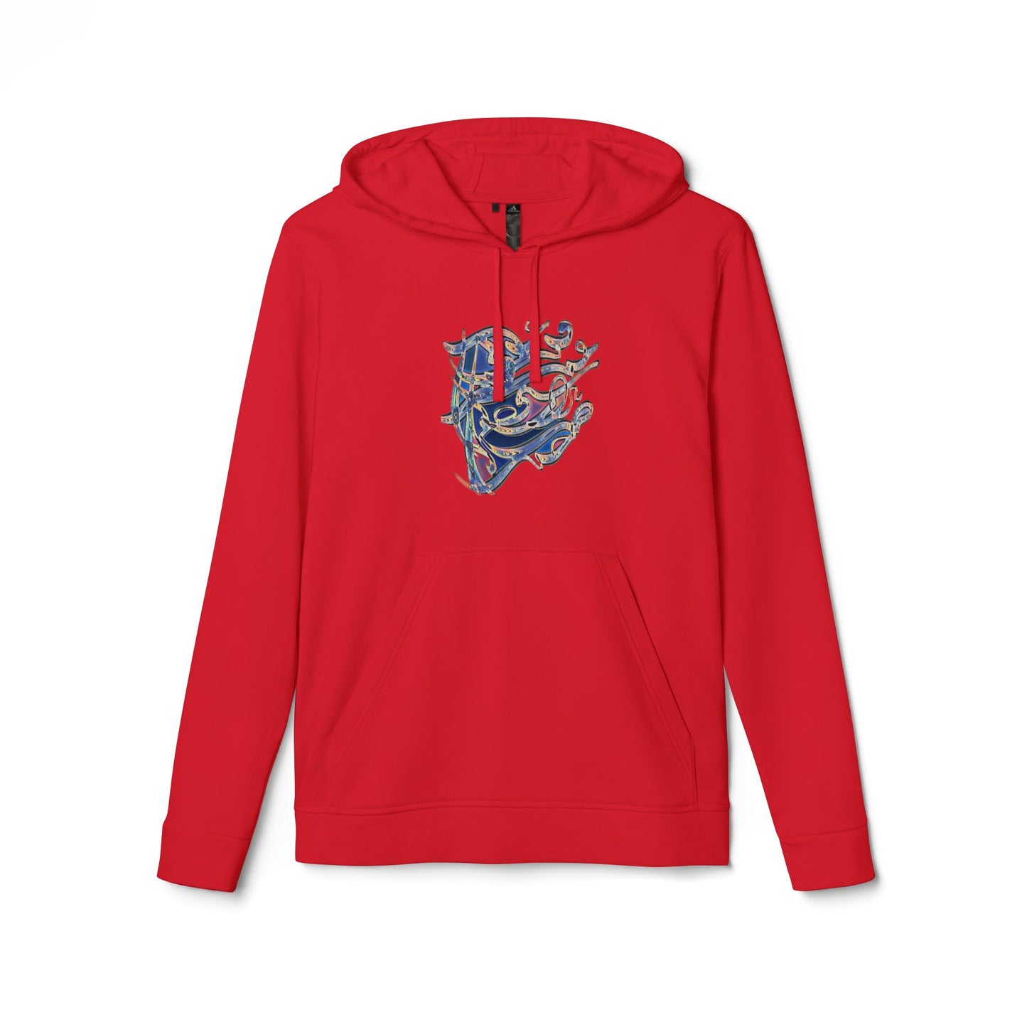Copy of Fleece Hoodie with Modern Calligraphy Adidas Design