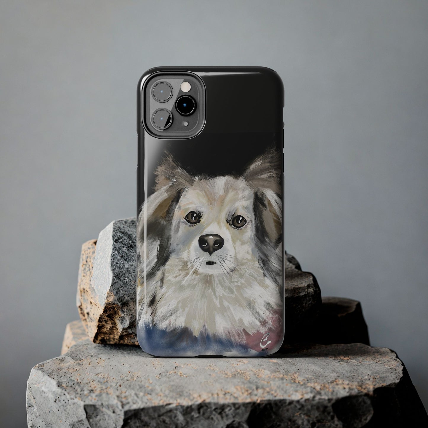 Dog Watercolor Tough Phone Case