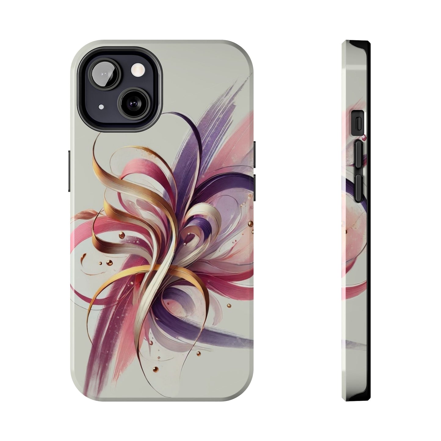 Phone Cases - Colorful Calligraphy Flower Chic Stylish Design