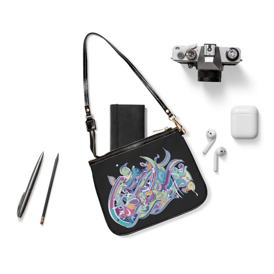 Persian Calligraphy Art Small Shoulder Bag