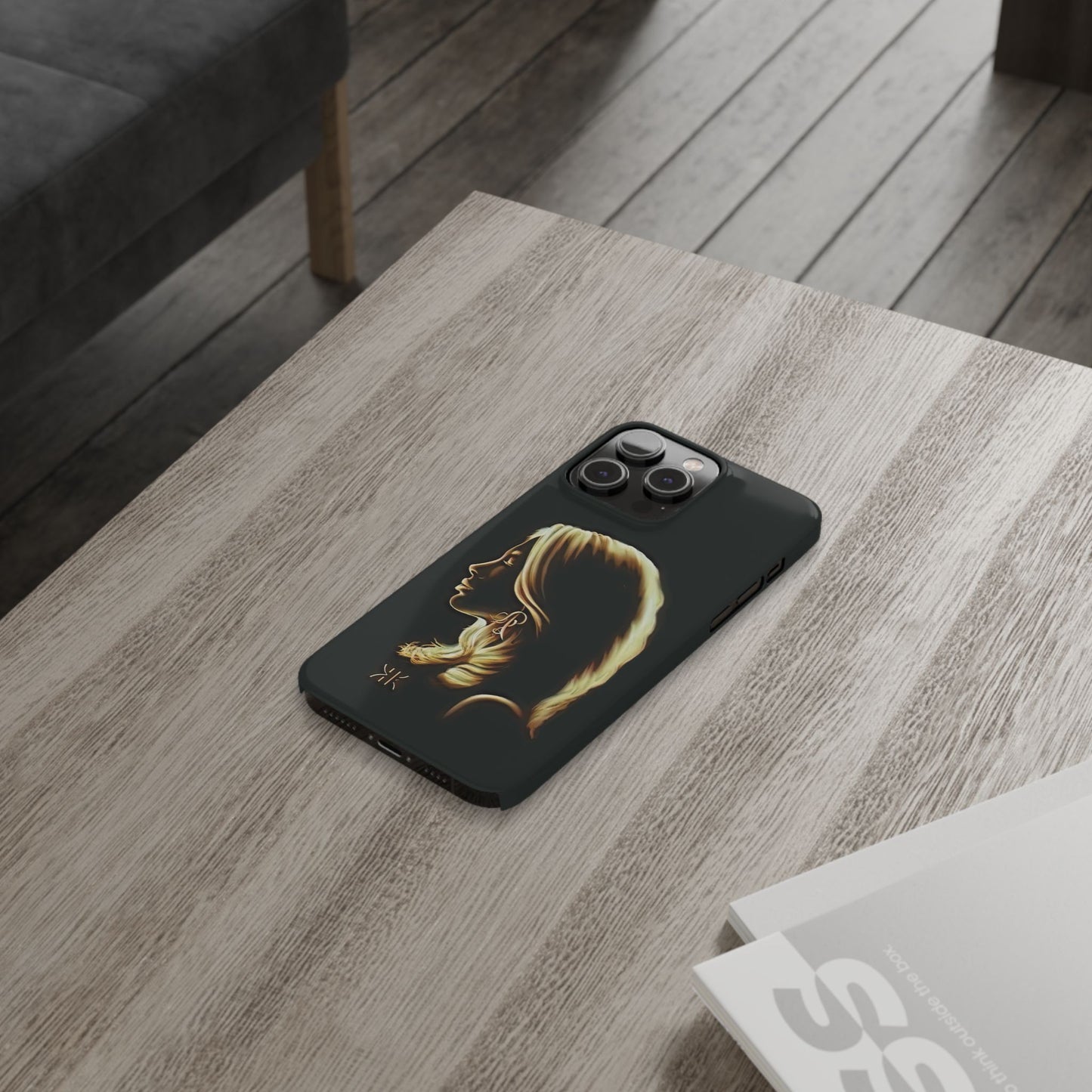 Copy of ' Modern Art  Slim Phone Case -LOVE I-