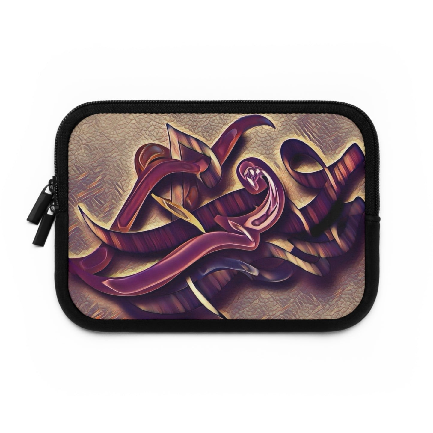 Laptop Sleeve -Modern Digital Calligraphy  Art Design...