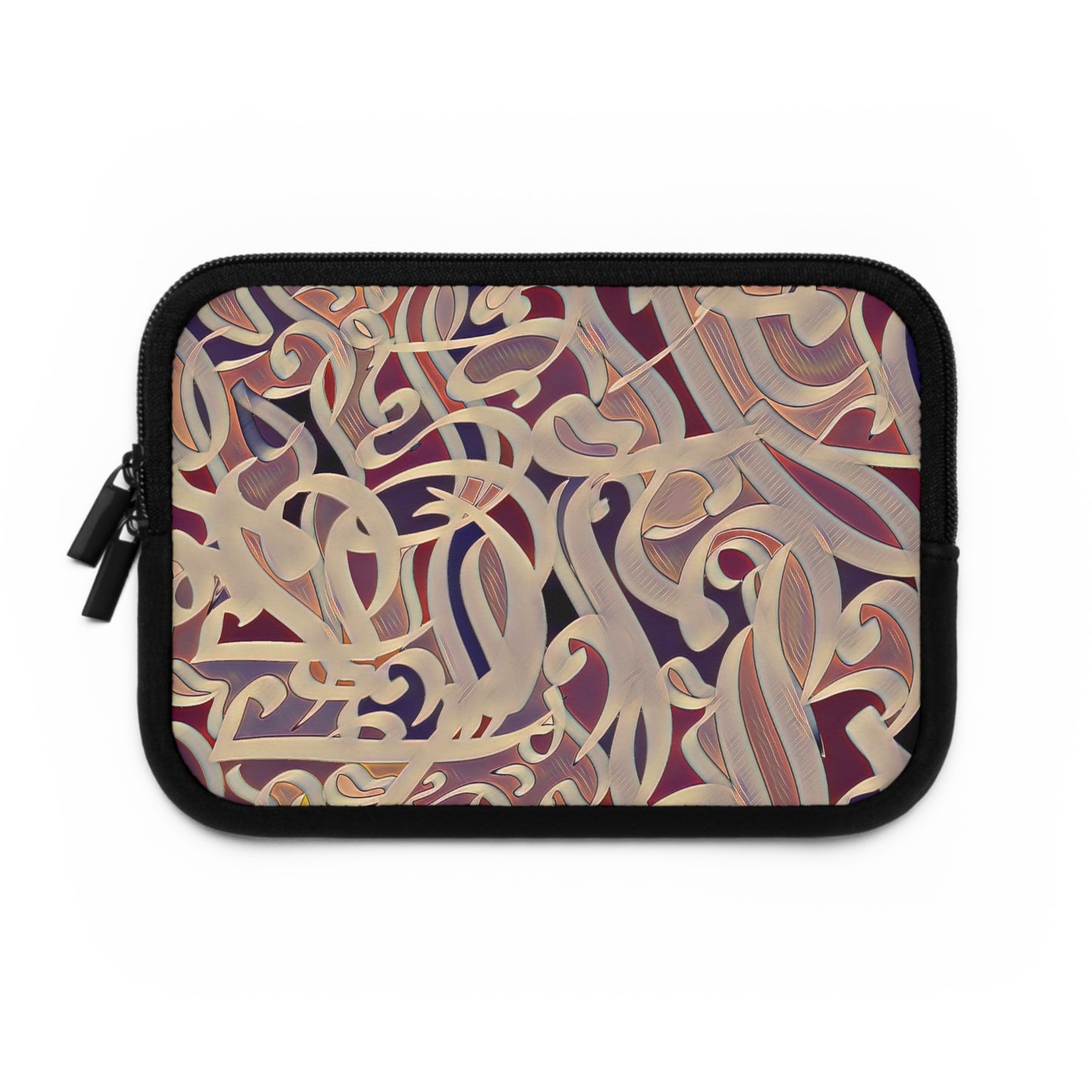 Laptop Sleeve -Modern Digital Calligraphy Art Design