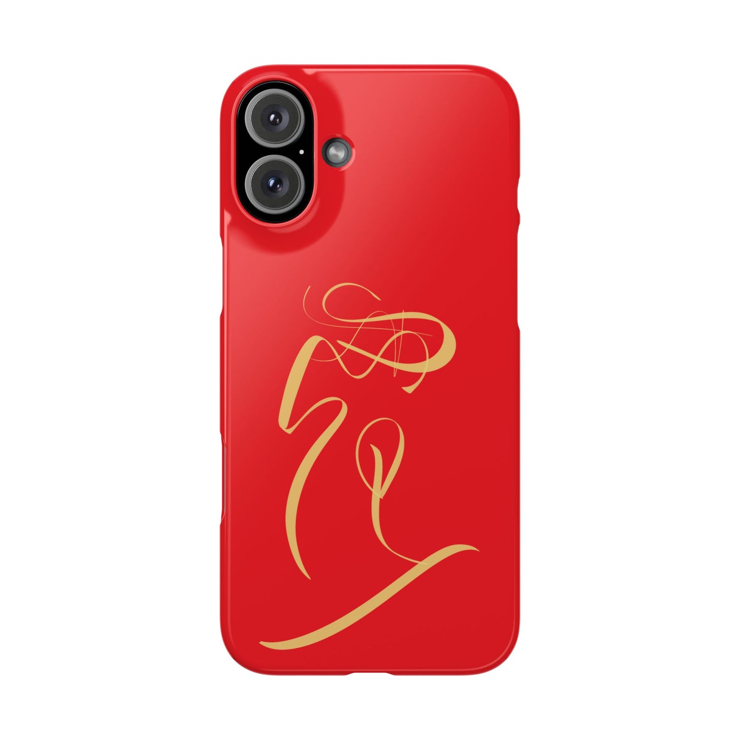 Modern Calligraphy Slim Phone Case -LOVE