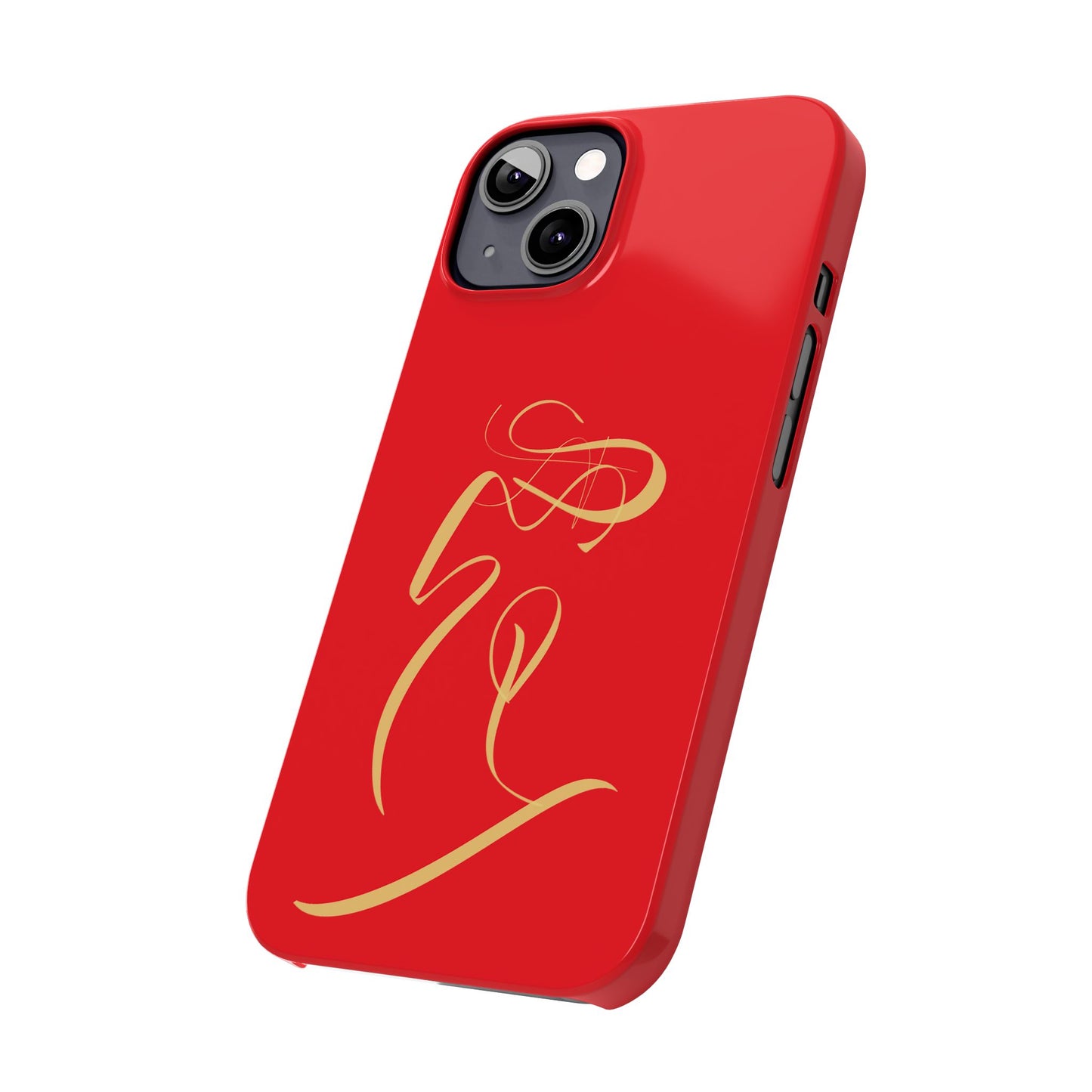 Modern Calligraphy Slim Phone Case -LOVE