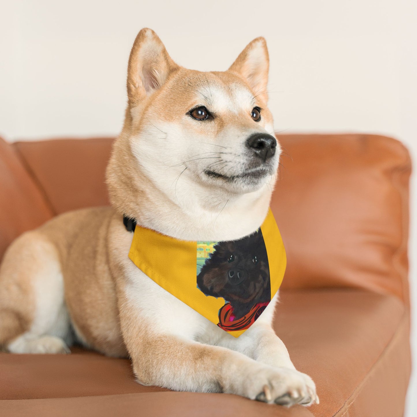 COAL Dapper Dog Bandana Collar - Cute Pet Accessory with Bowtie Design