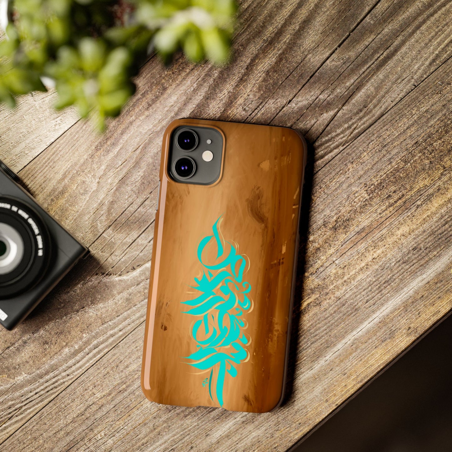 Modern Art  Slim Phone Case -LOVE