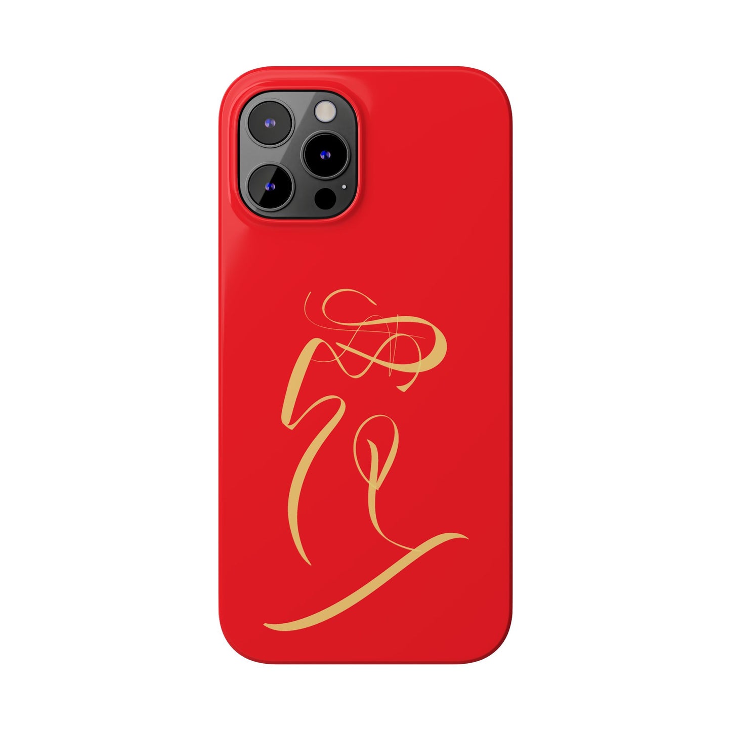 Modern Calligraphy Slim Phone Case -LOVE