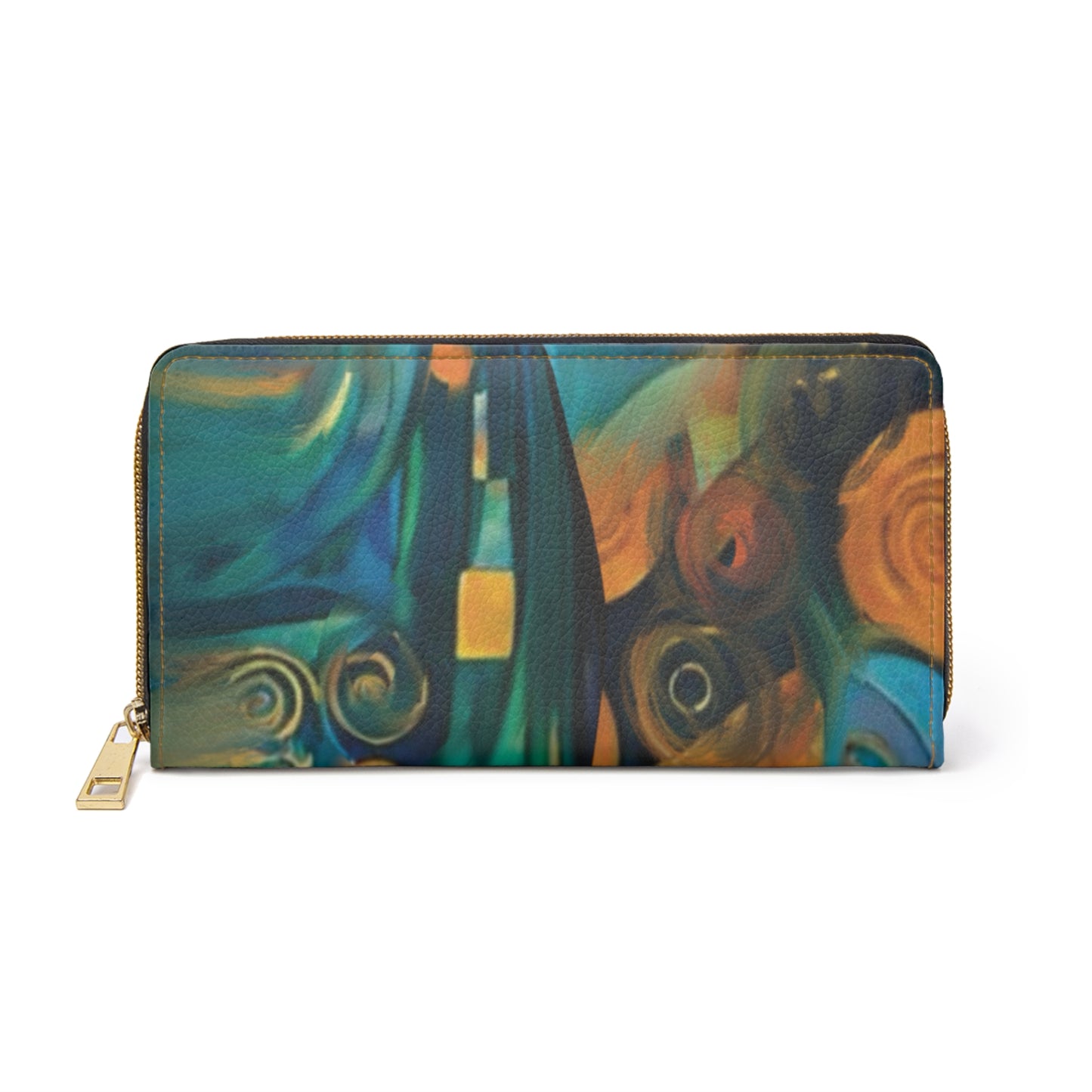Modern Art  Zipper Wallet