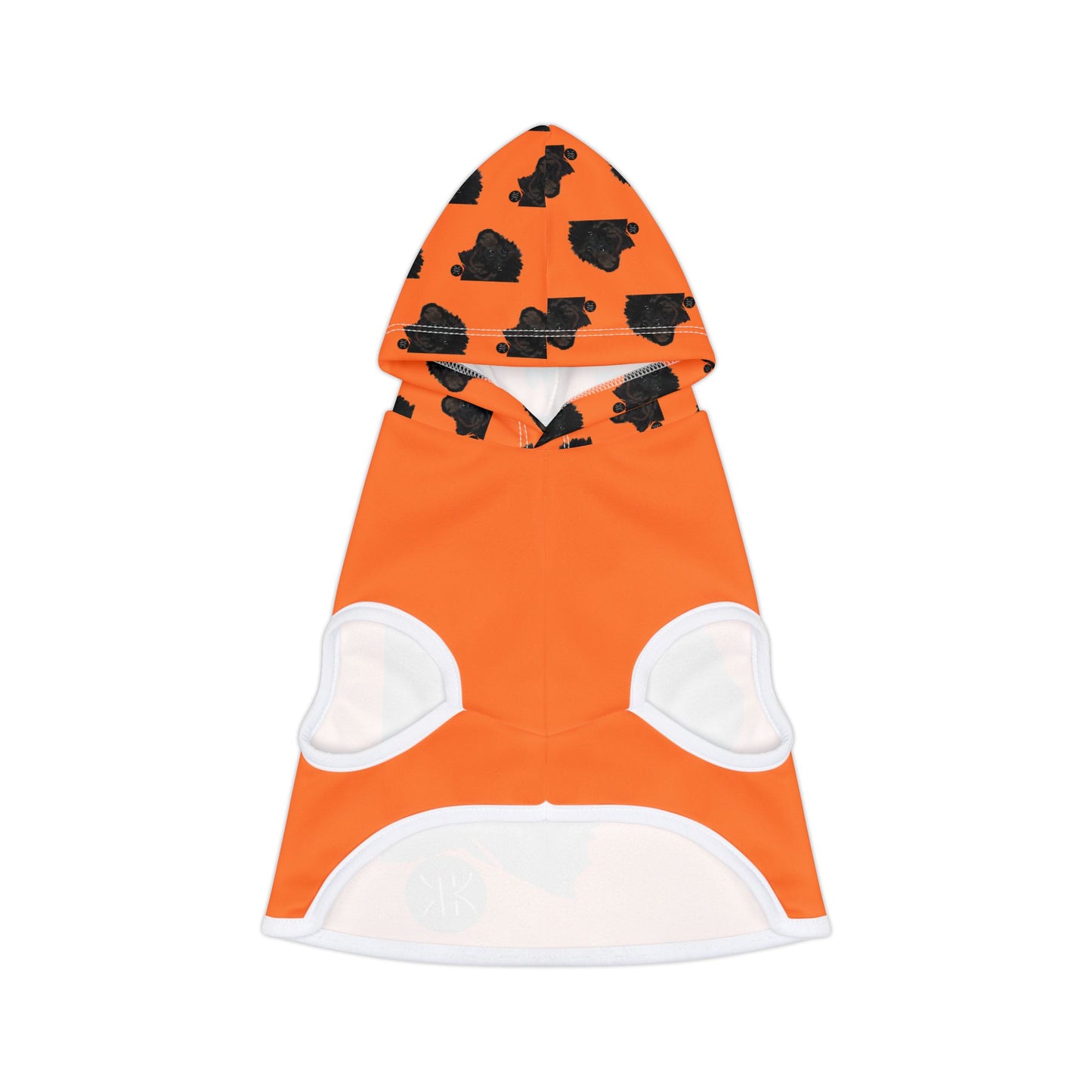 Playful Pet Hoodie with Fun Bear Print
