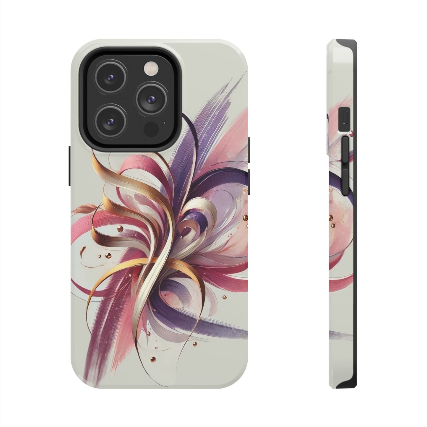 Phone Cases - Colorful Calligraphy Flower Chic Stylish Design