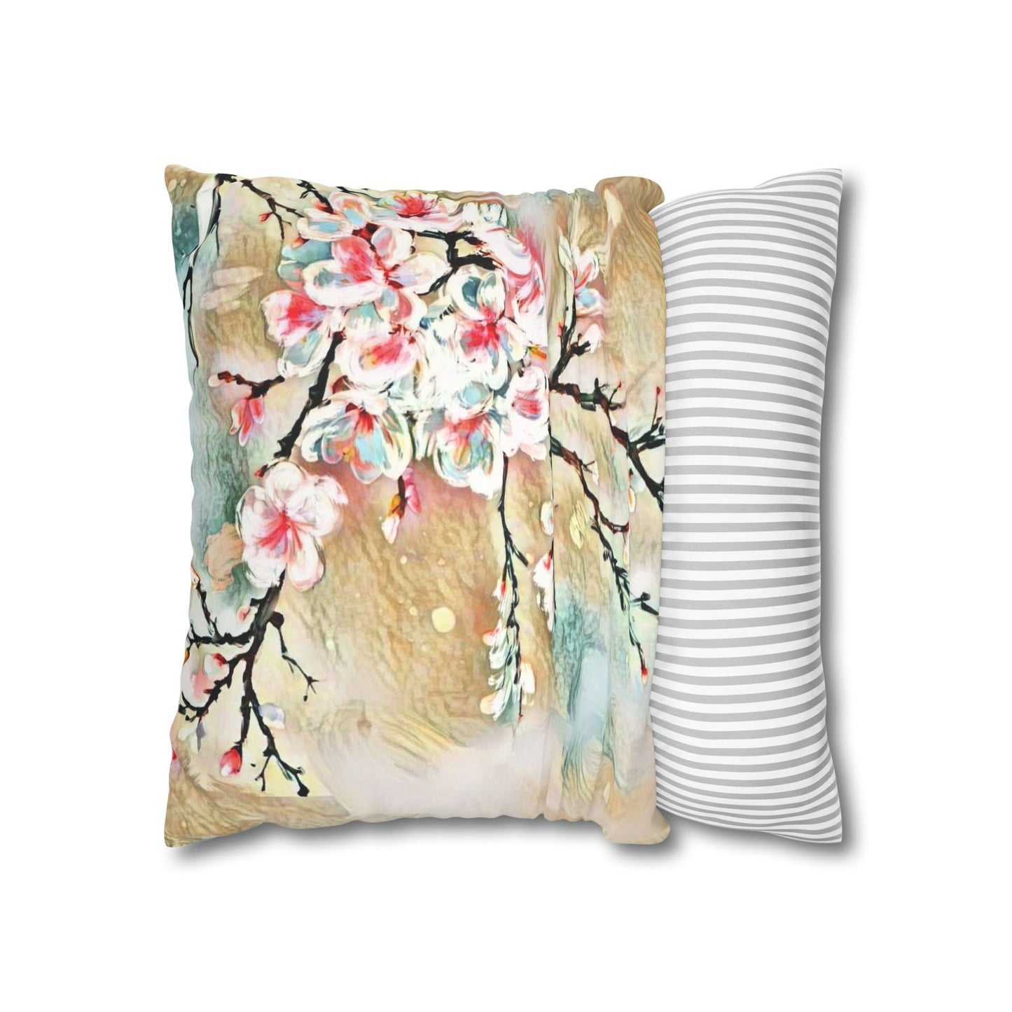 Spring Pillowcase - Modern Art Portrait Watercolour Design