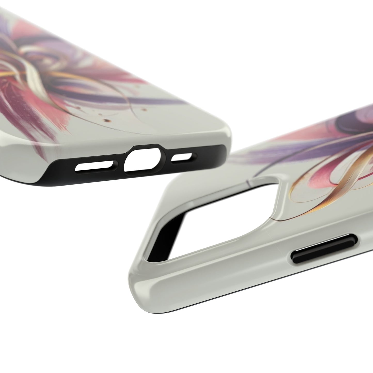 Phone Cases - Colorful Calligraphy Flower Chic Stylish Design