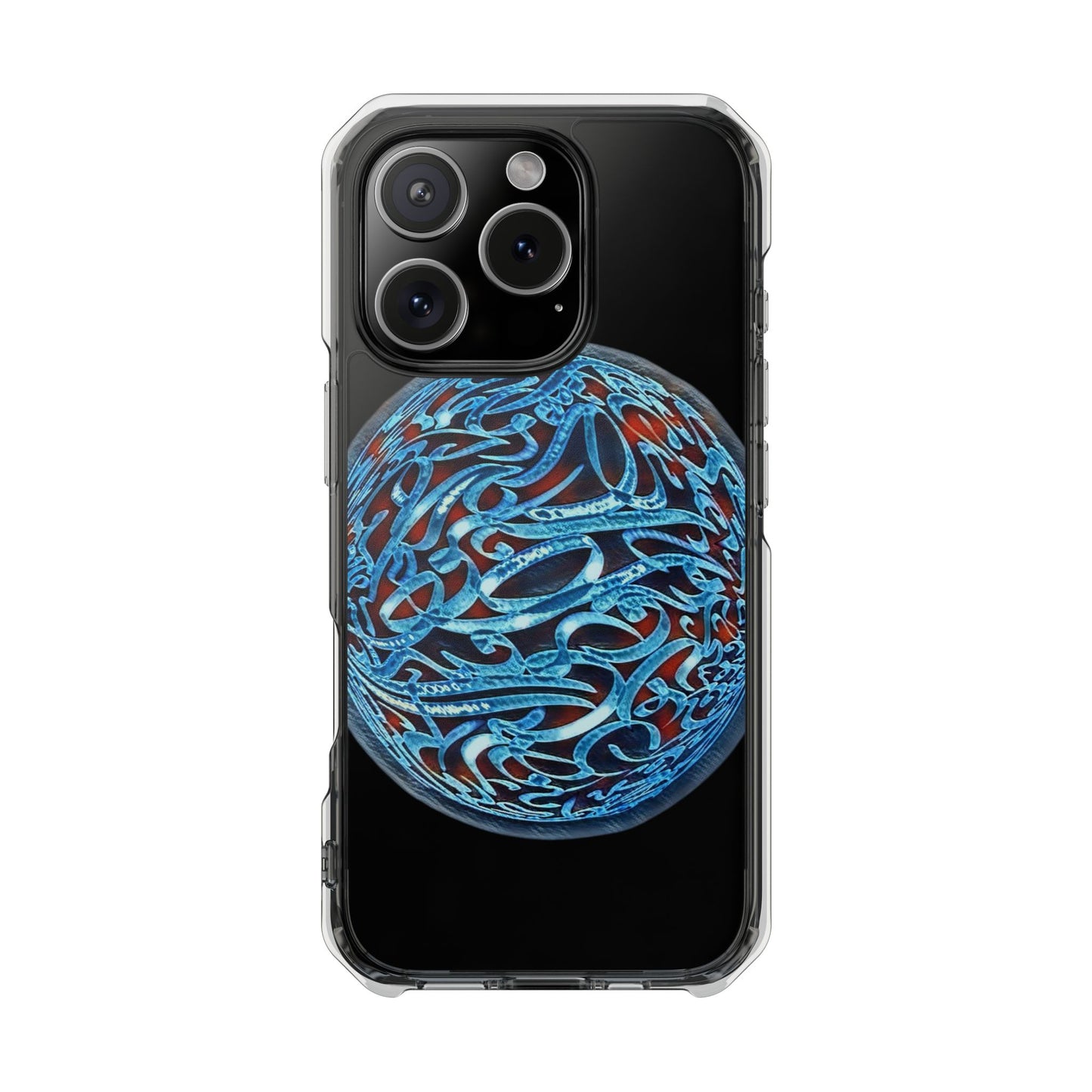 Copy of Phone Case - Pink Ribbon Persian Calligraphy Design - Magnetic Case