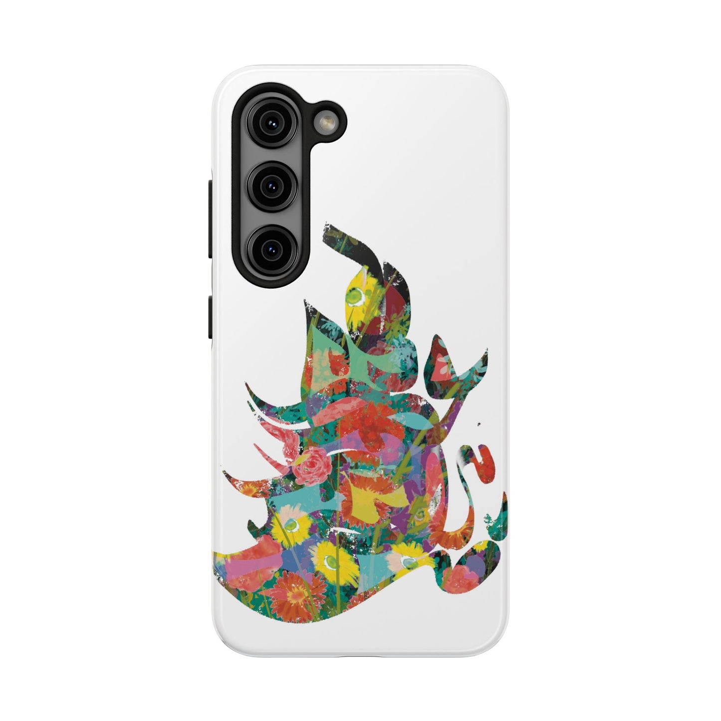 Phone Case - Flower Persian Calligraphy Design, Unique, Limited Edition