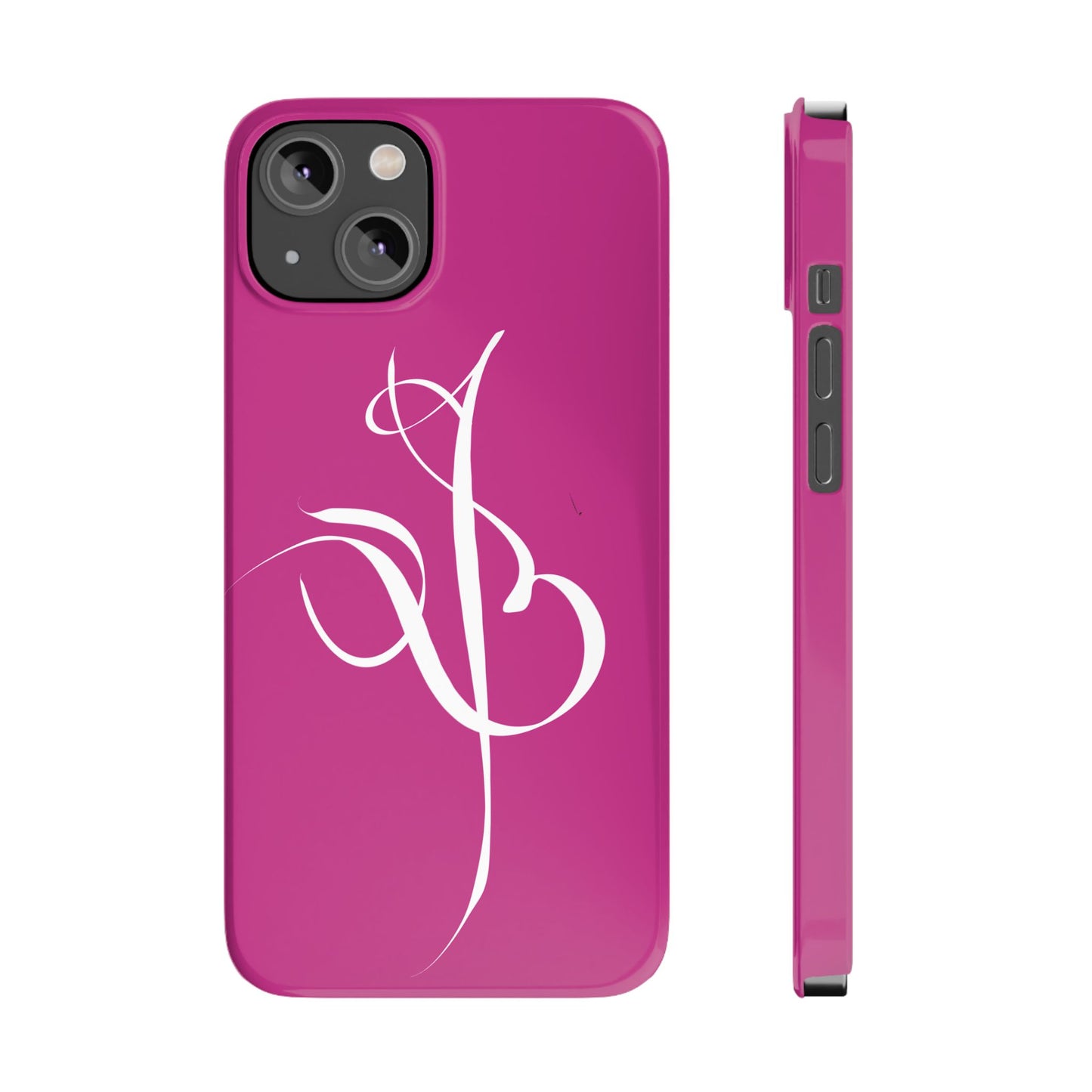 Modern Calligraphy Slim Phone Case -Eshgh (LOVE)