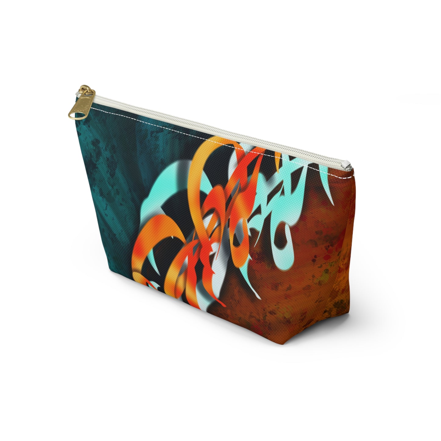 Persian Calligraphy Art Accessory Pouch w T-bottom