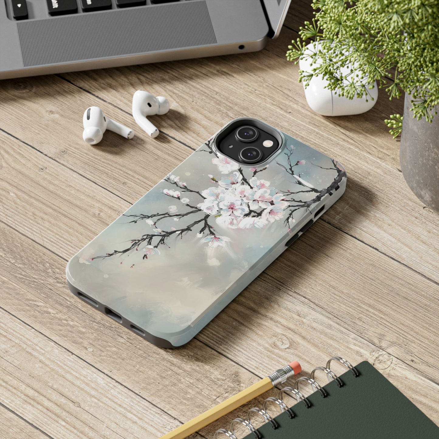 Spring Phone Case Persian Calligraphy Art.