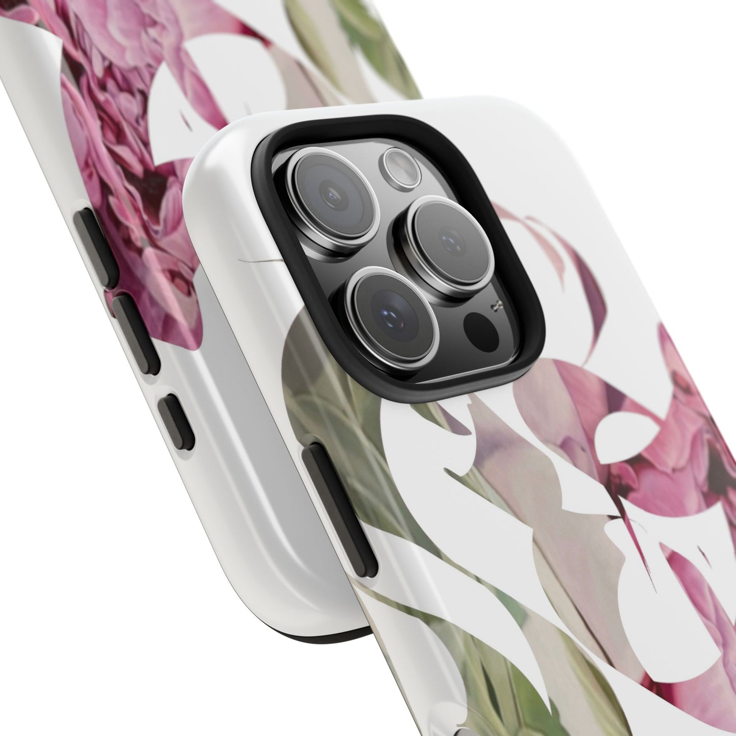 Phone Case - Garden Persian Calligraphy Design in Grey