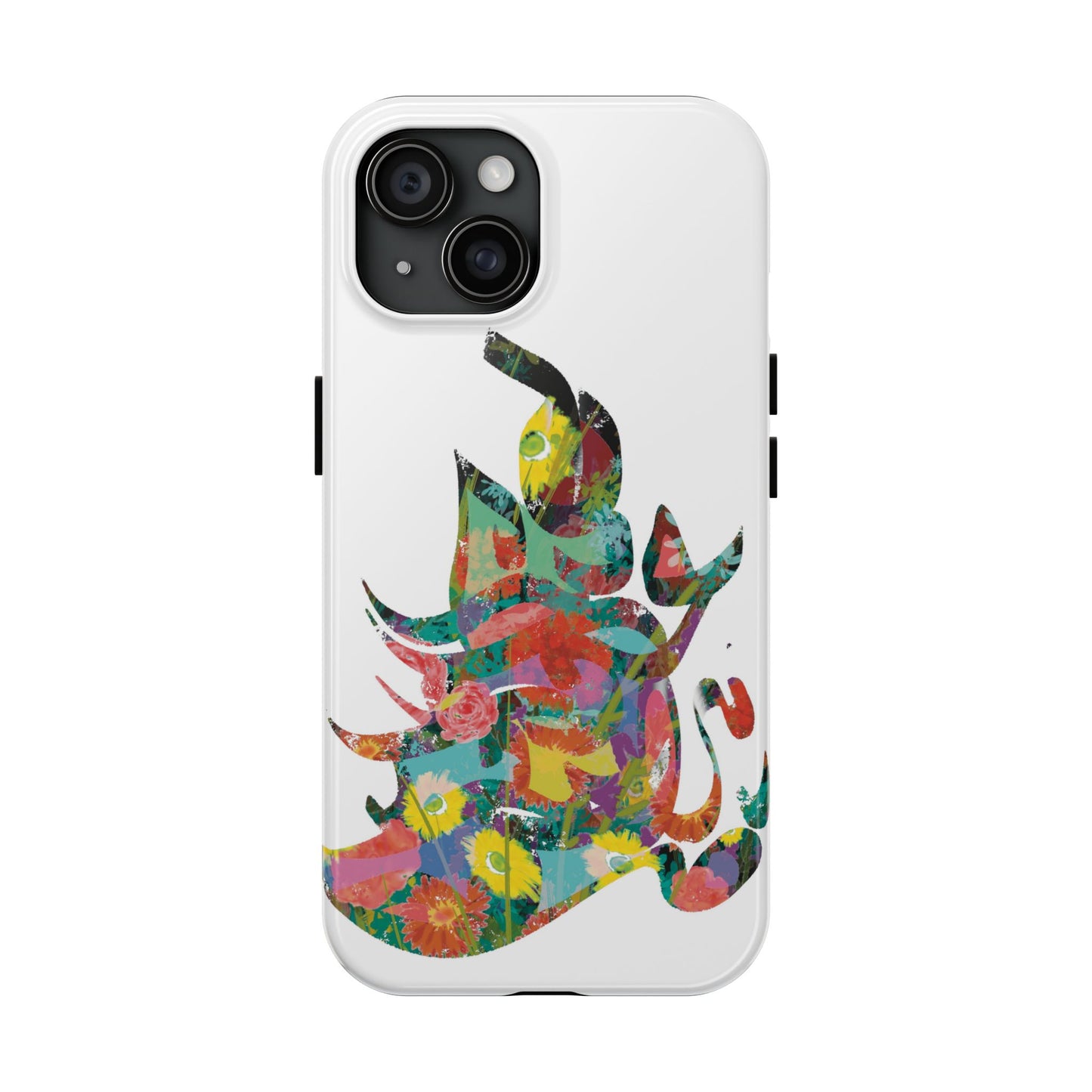 Phone Case - Flower Persian Calligraphy Design, Unique, Limited Edition