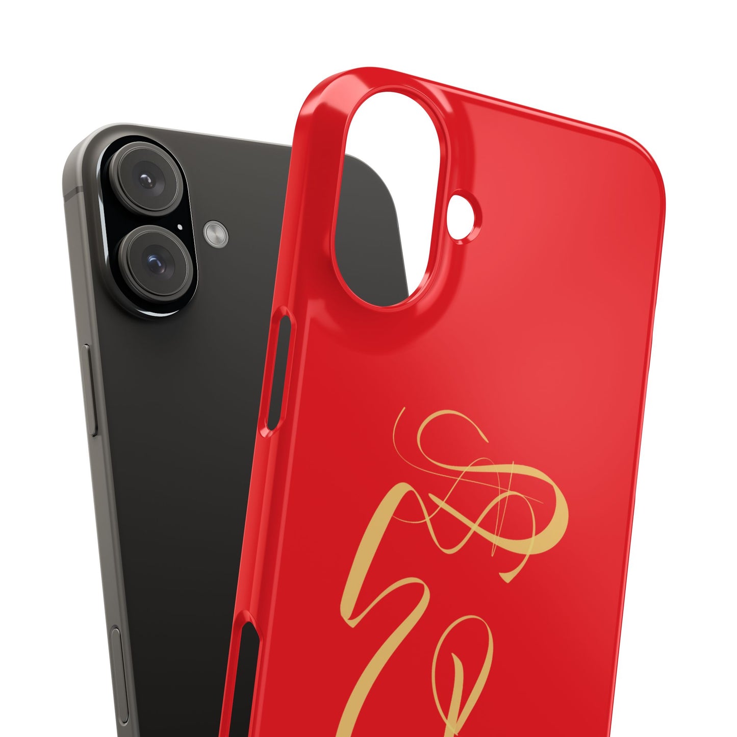 Modern Calligraphy Slim Phone Case -LOVE