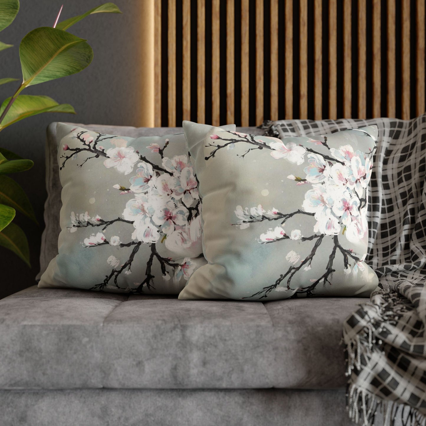 Spring Pillowcase - Modern Art Portrait Watercolour Design