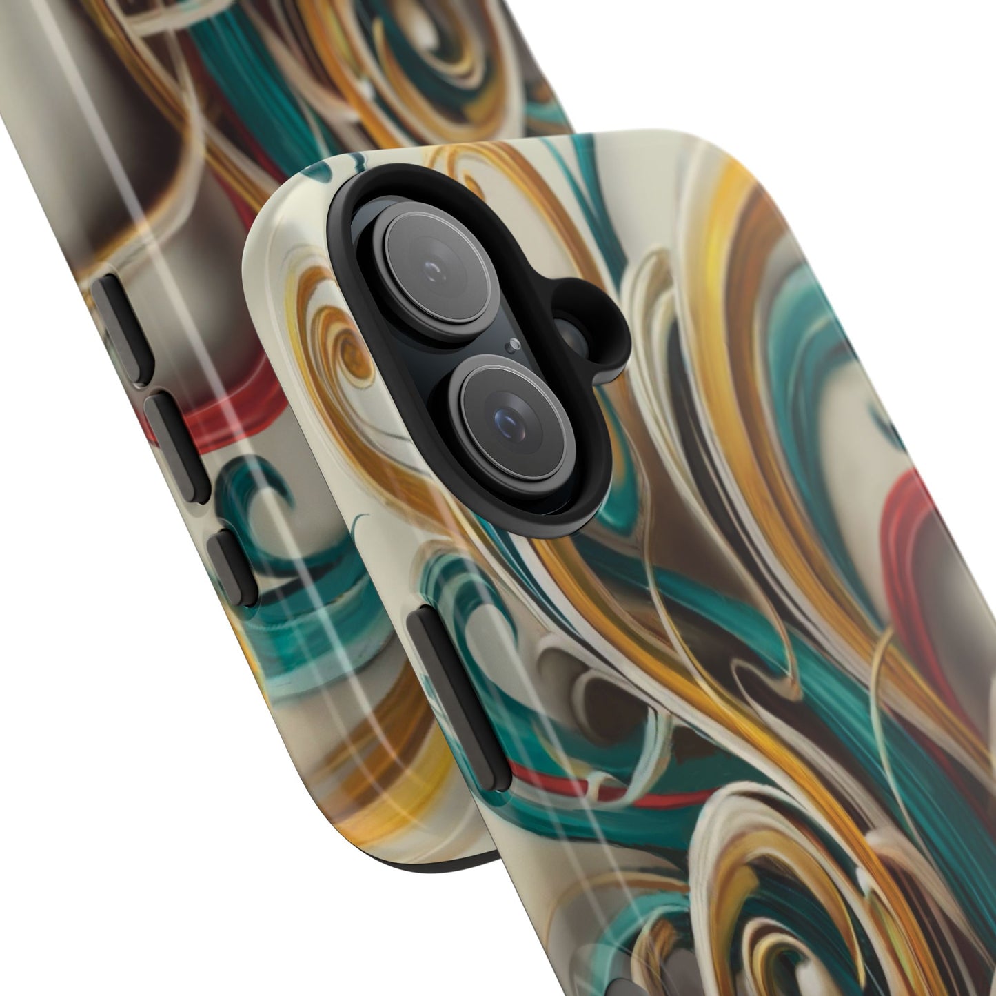 Marble Abstract Phone Case Calligraphy