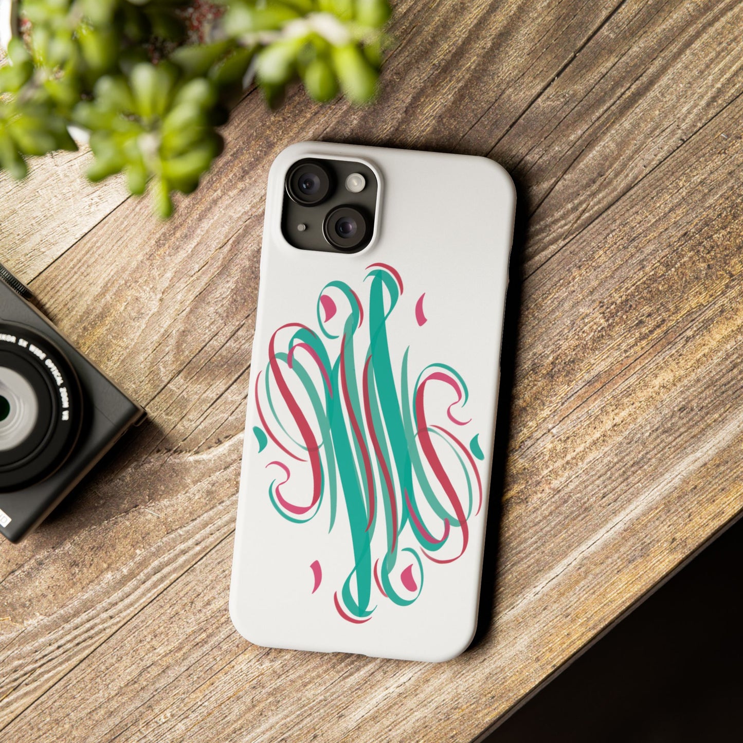 Spring inspired Modern Art  Slim Phone Case -,