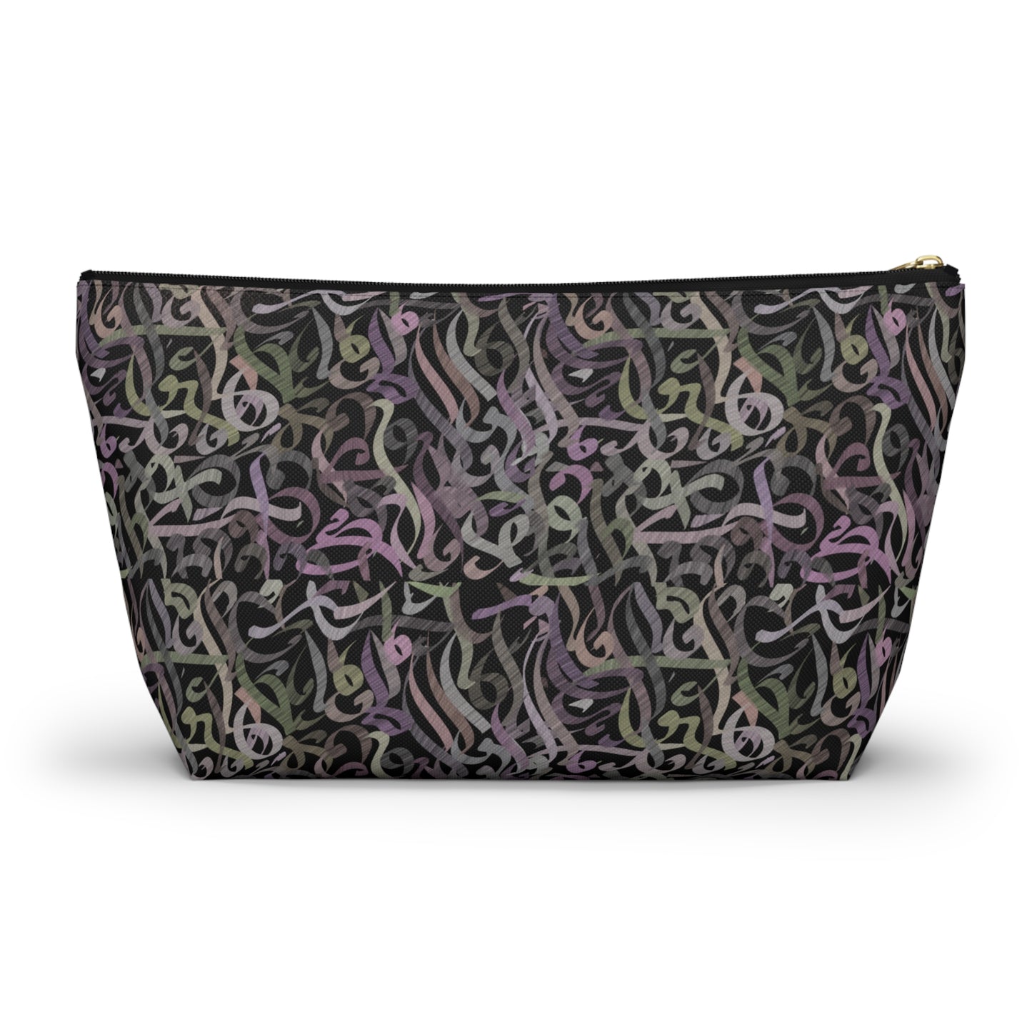 Modern calligraphy Accessory Pouch w T-bottom