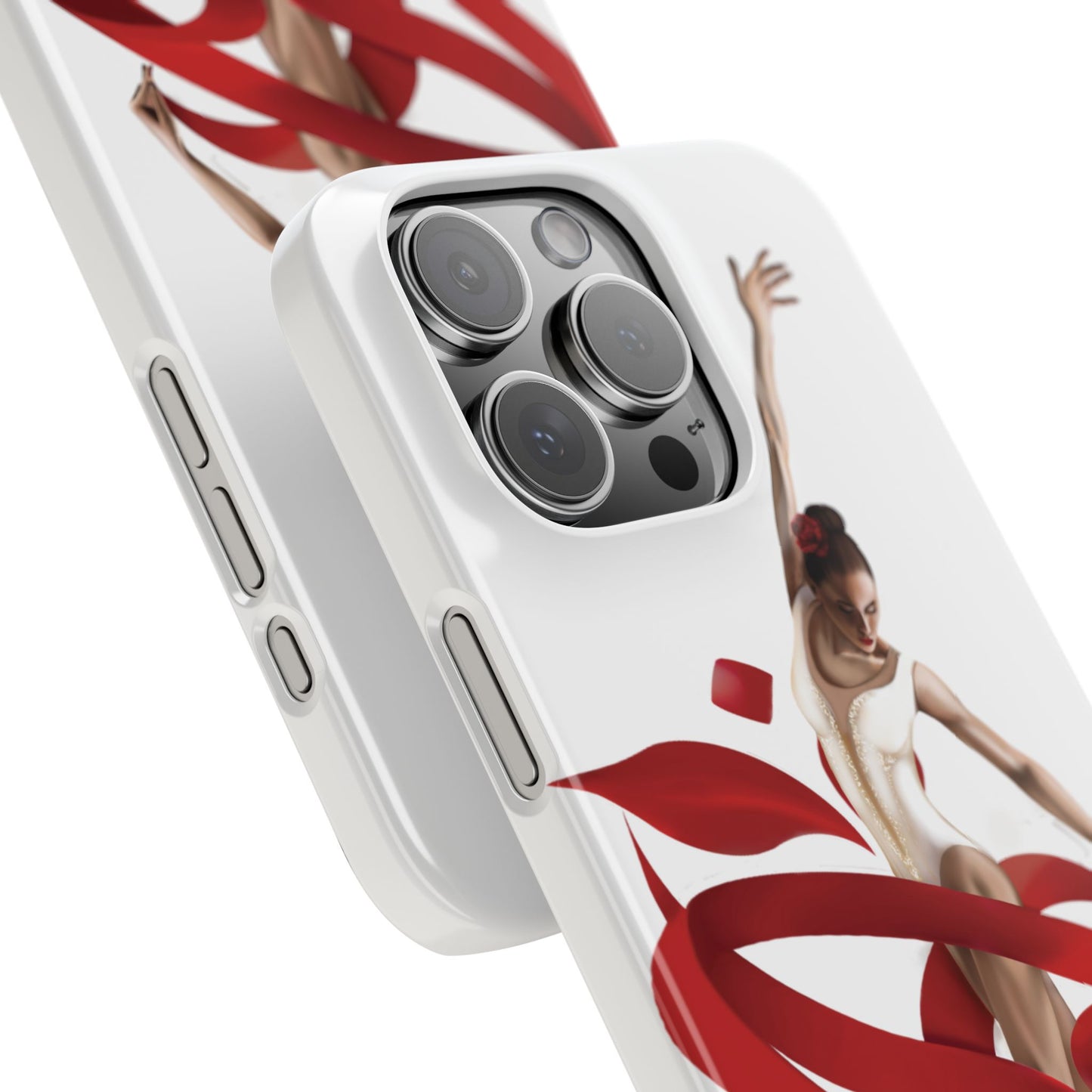 Elegant Ballet Dancer Ribbon Slim Phone Case - Perfect for Dance Lovers
