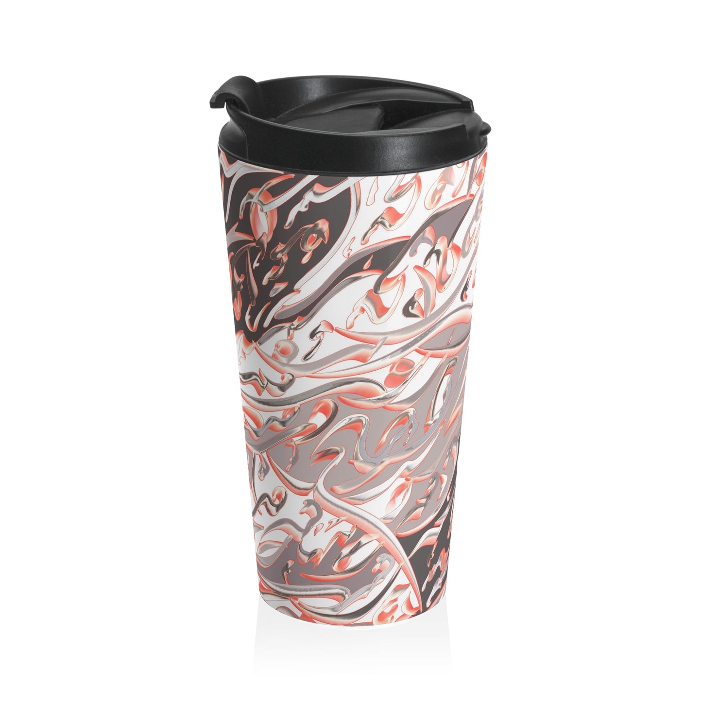 Calligraphy Stainless Steel Travel Mug