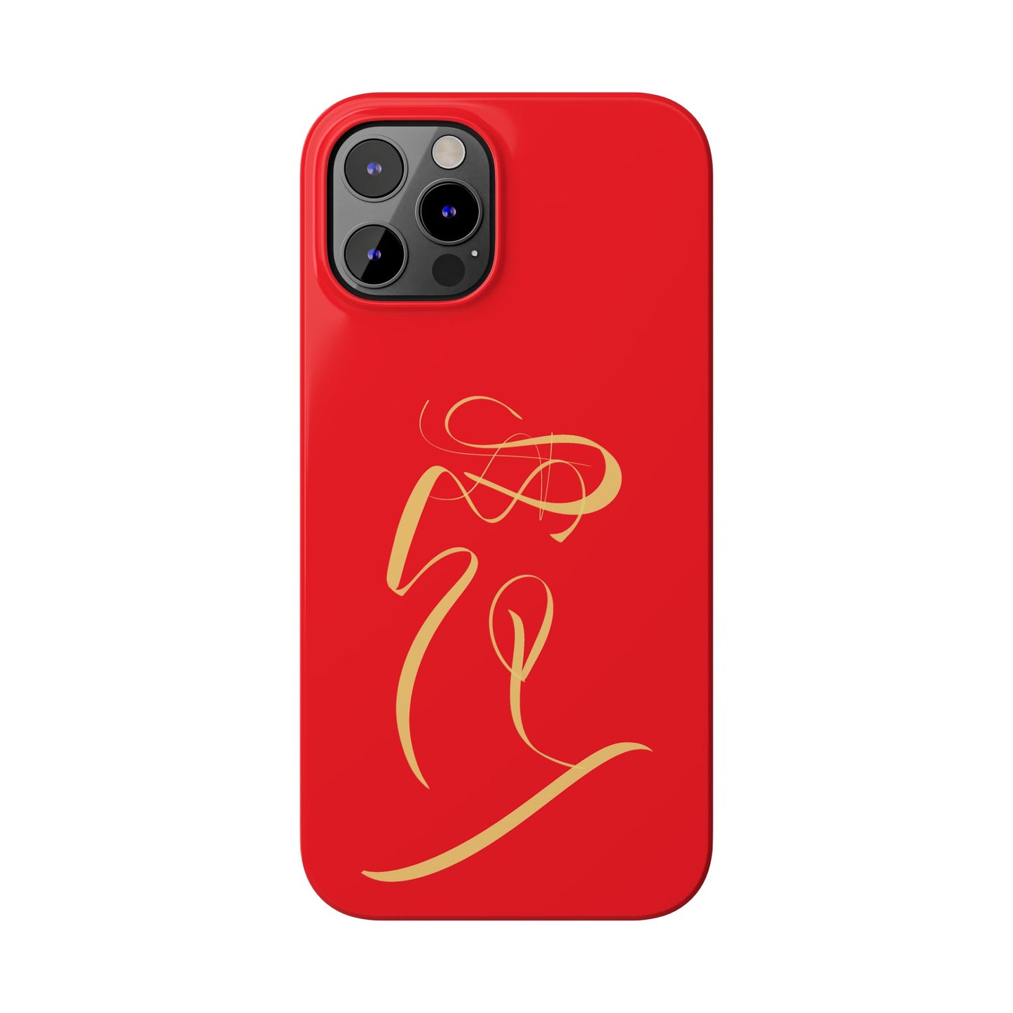 Modern Calligraphy Slim Phone Case -LOVE