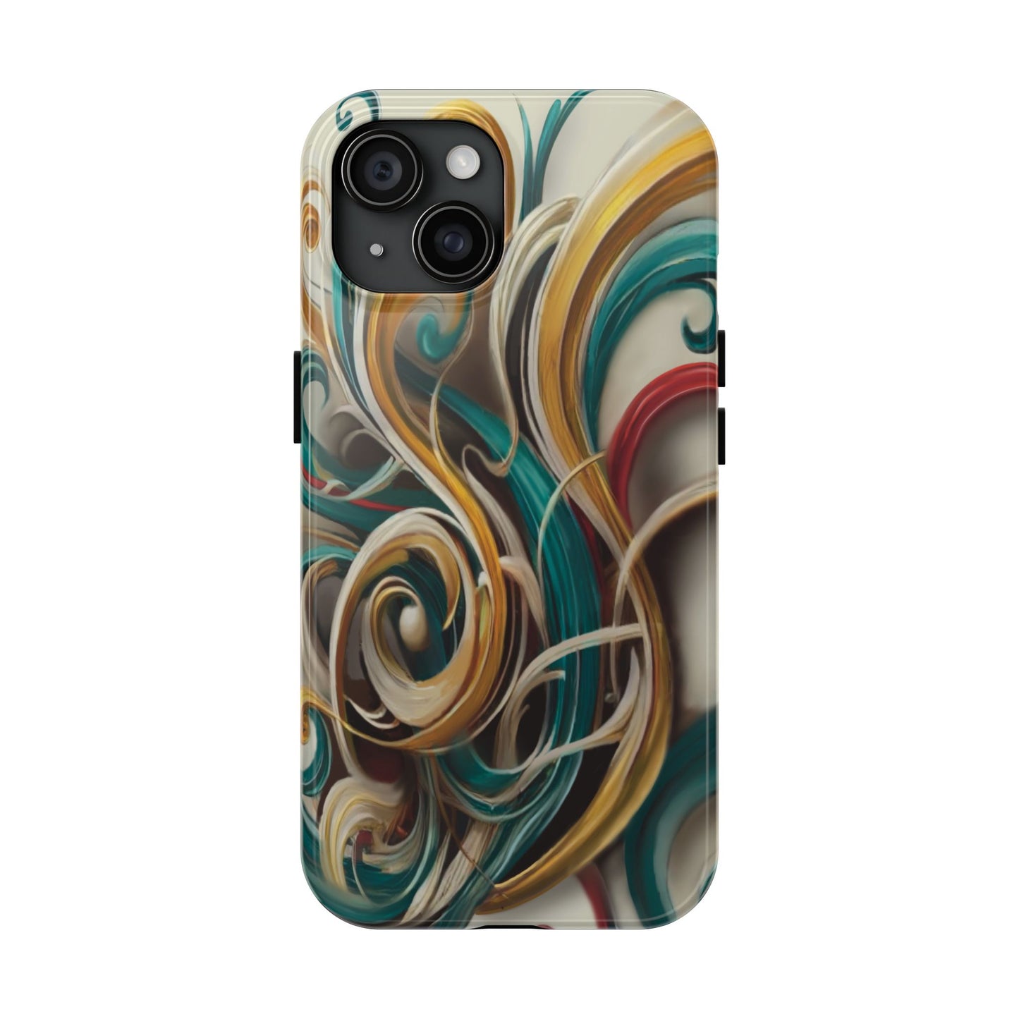 Marble Abstract Phone Case Calligraphy