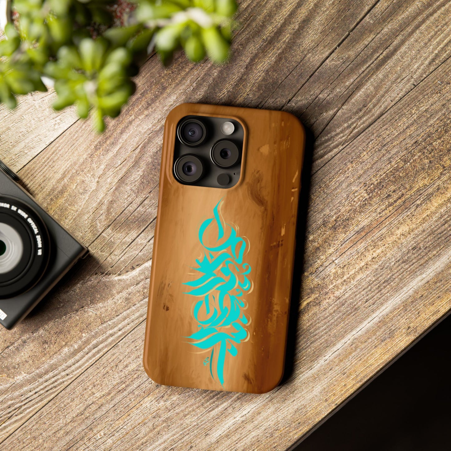 Modern Art  Slim Phone Case -LOVE