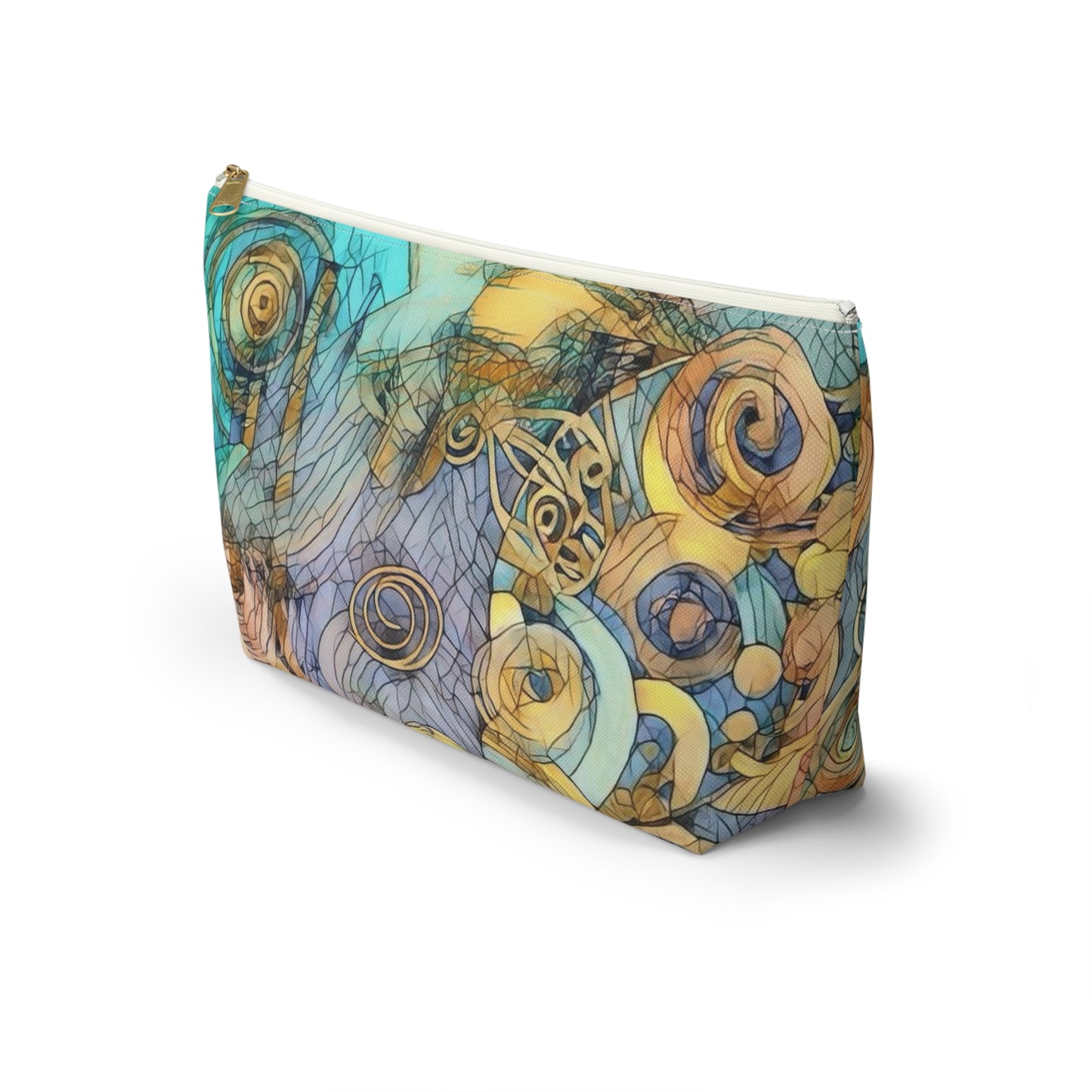 Ethereal Swirls Accessory Pouch w T-bottom