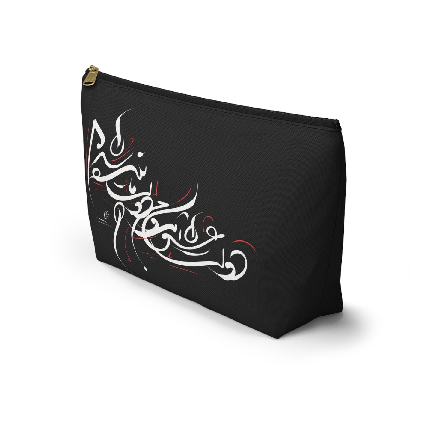 . Persian calligraphy Accessory Pouch w T-bottom