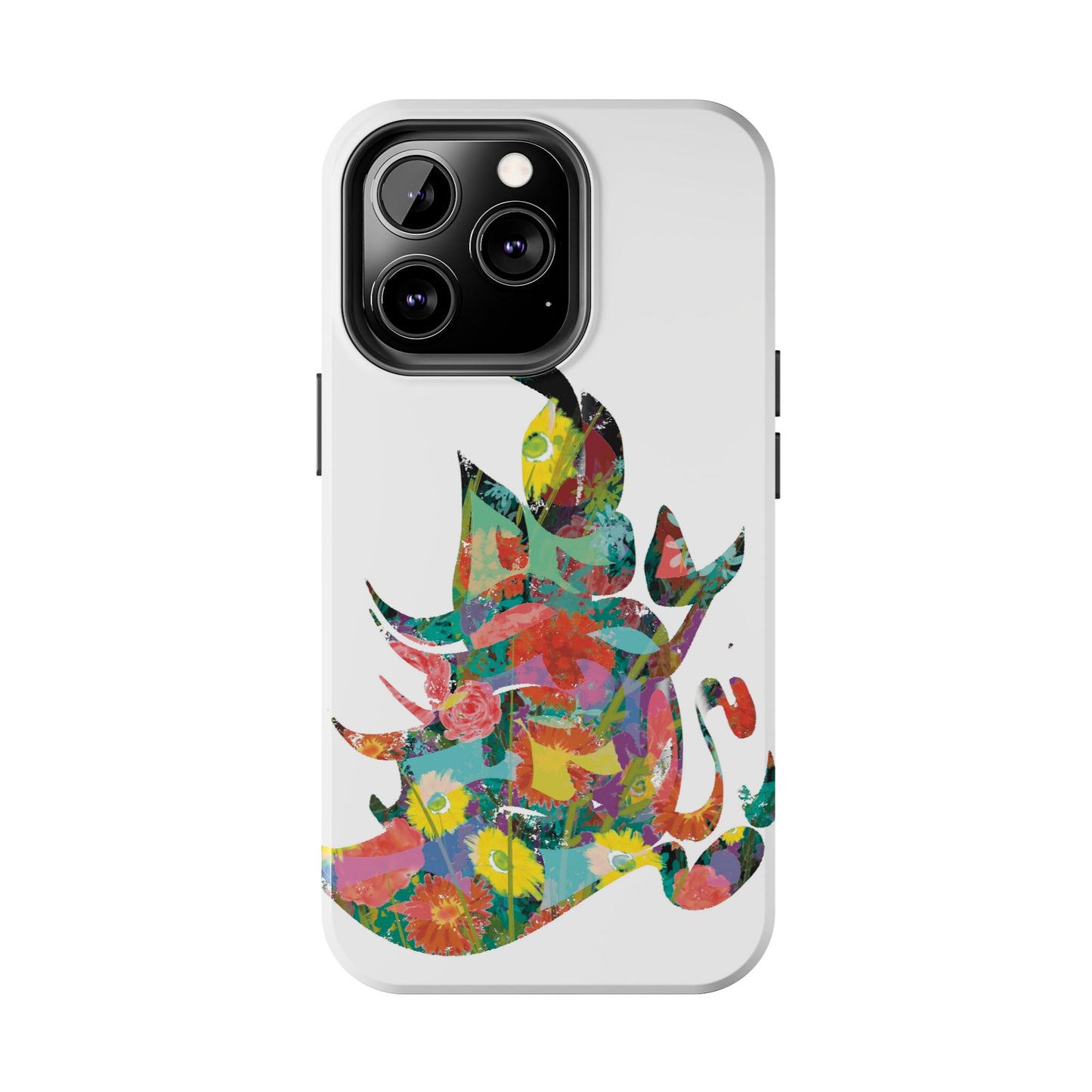 Phone Case - Flower Persian Calligraphy Design, Unique, Limited Edition