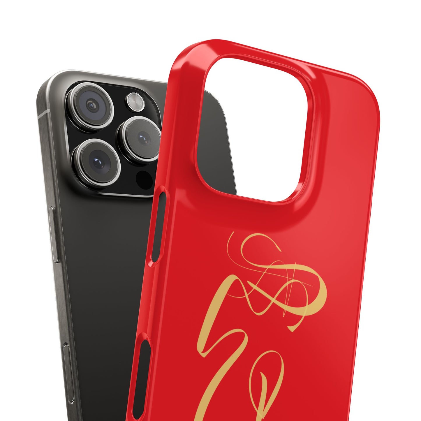 Modern Calligraphy Slim Phone Case -LOVE