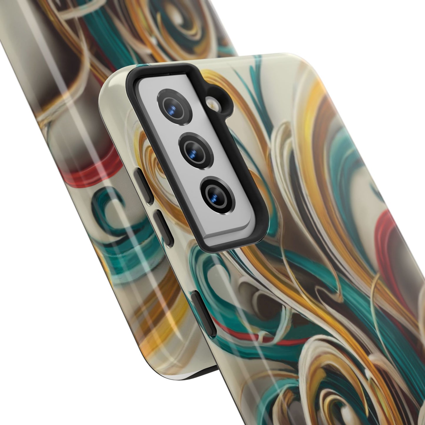 Marble Abstract Phone Case Calligraphy