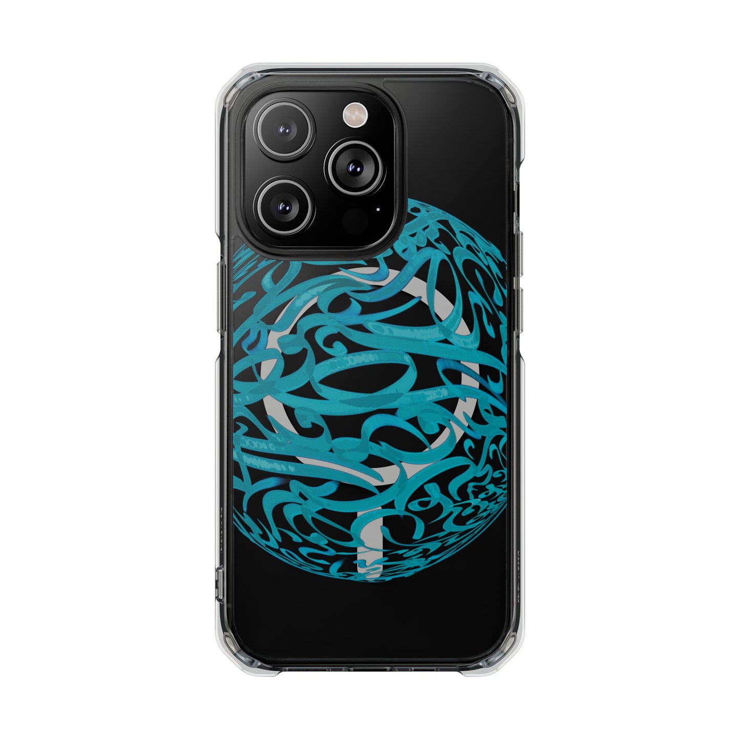 Copy of Copy of Phone Case - Pink Ribbon Persian Calligraphy Design - Magnetic Case