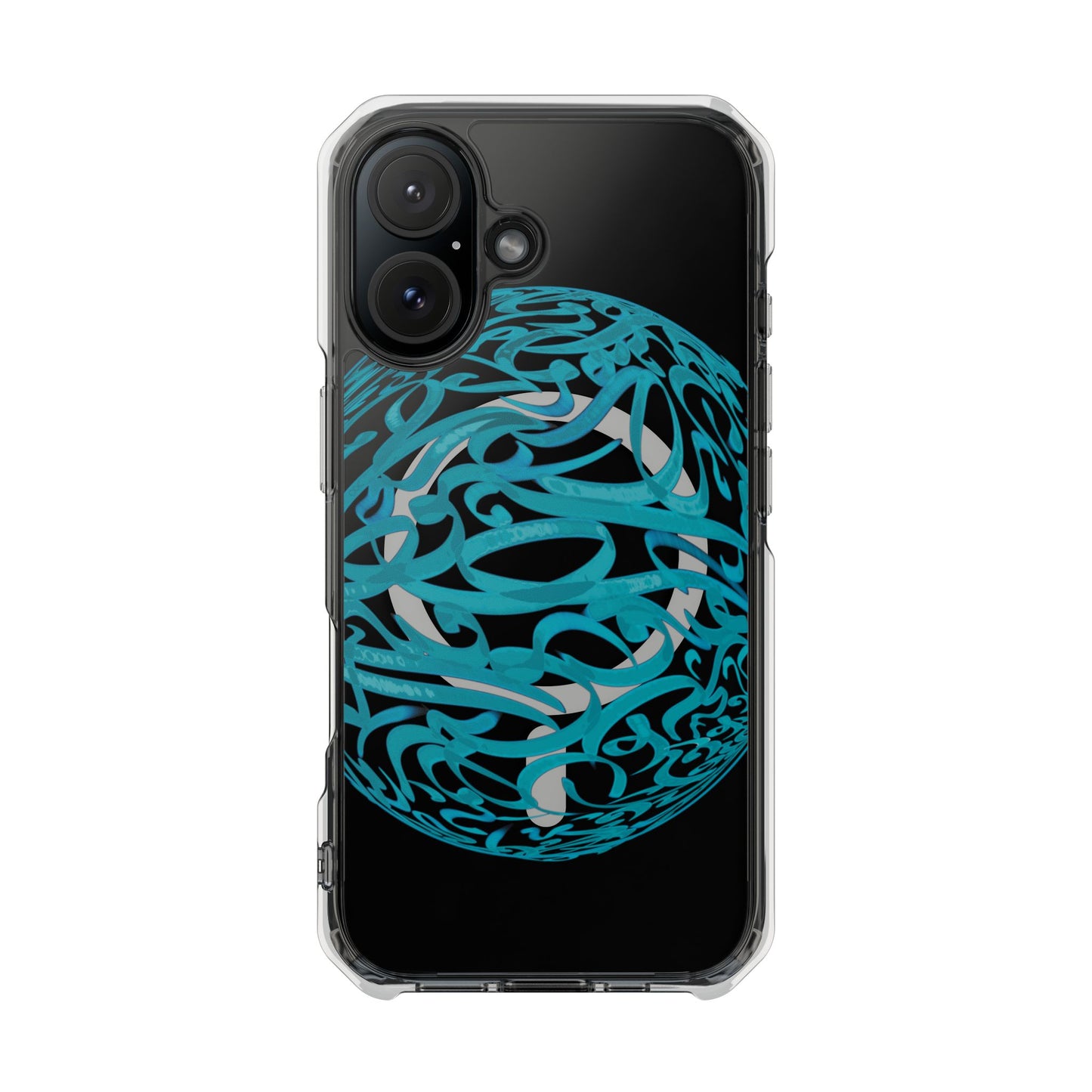 Copy of Copy of Phone Case - Pink Ribbon Persian Calligraphy Design - Magnetic Case