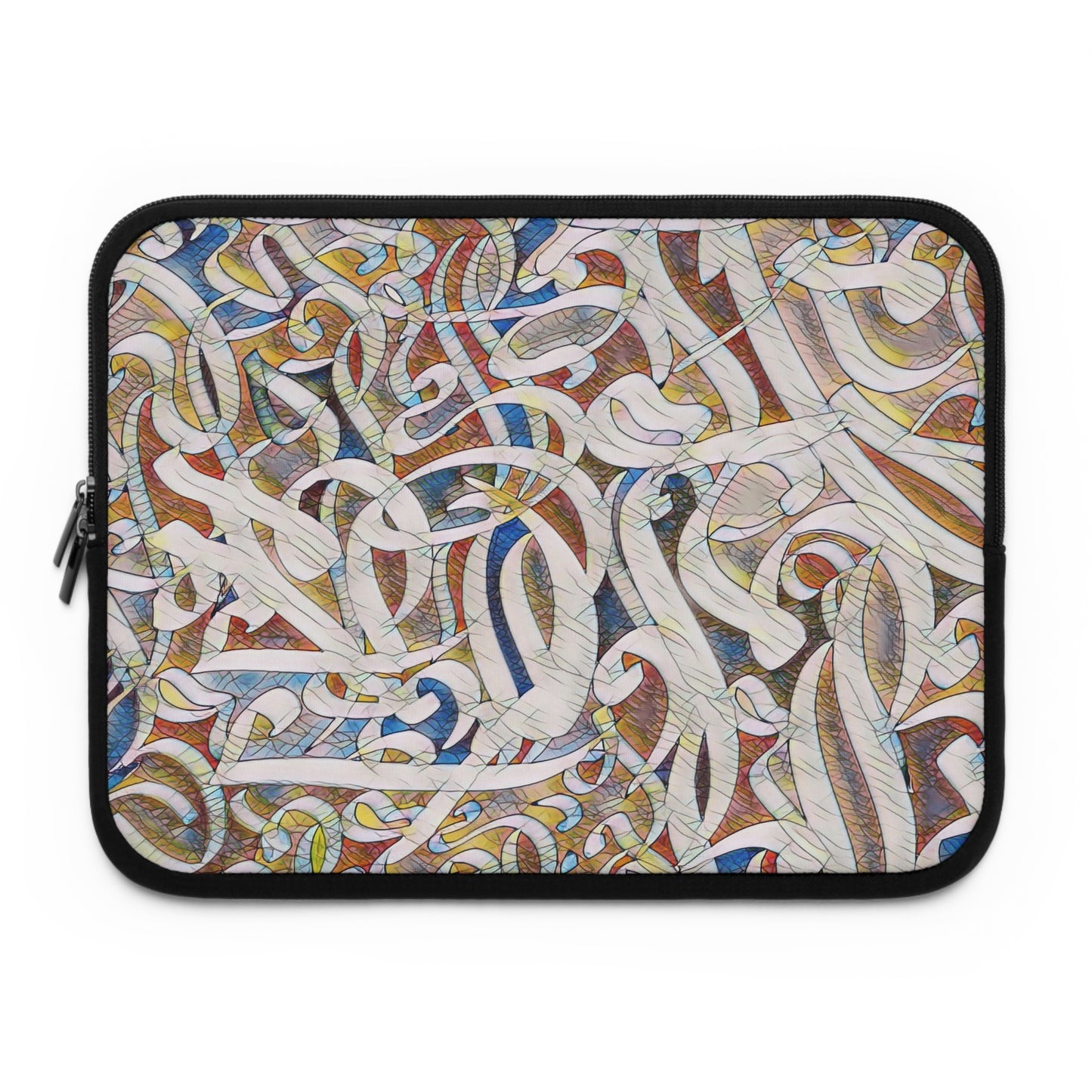 Laptop Sleeve -Modern Digital Calligraphy Art Design